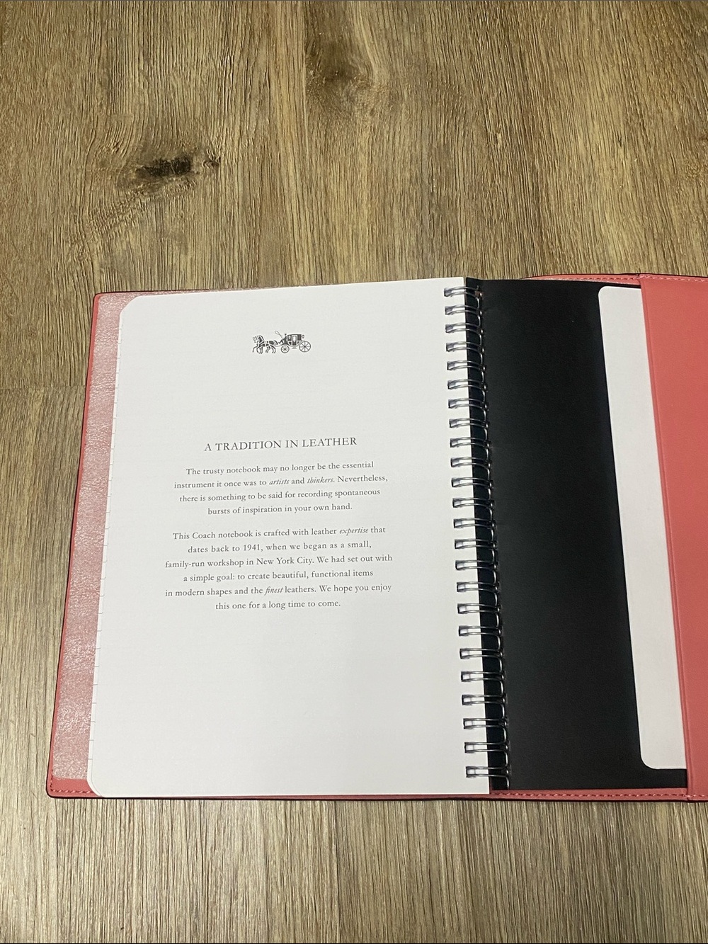 Coach Taffy Notebook - Picture 5 of 8